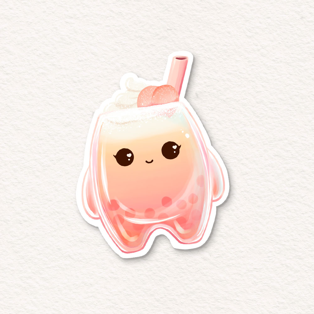 Cute Boba Milk Tea Stickers - Image 6