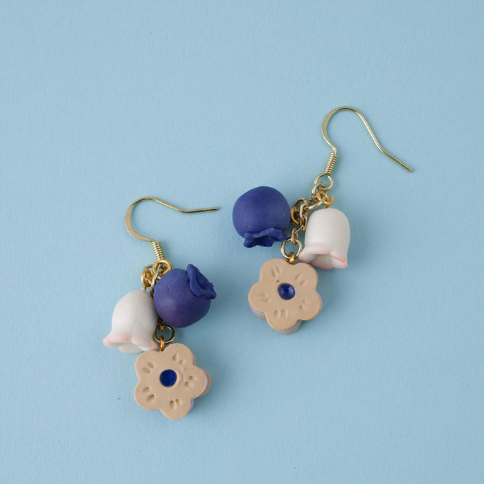 Blueberry, Blossom and Cookie Dangles - Image 2