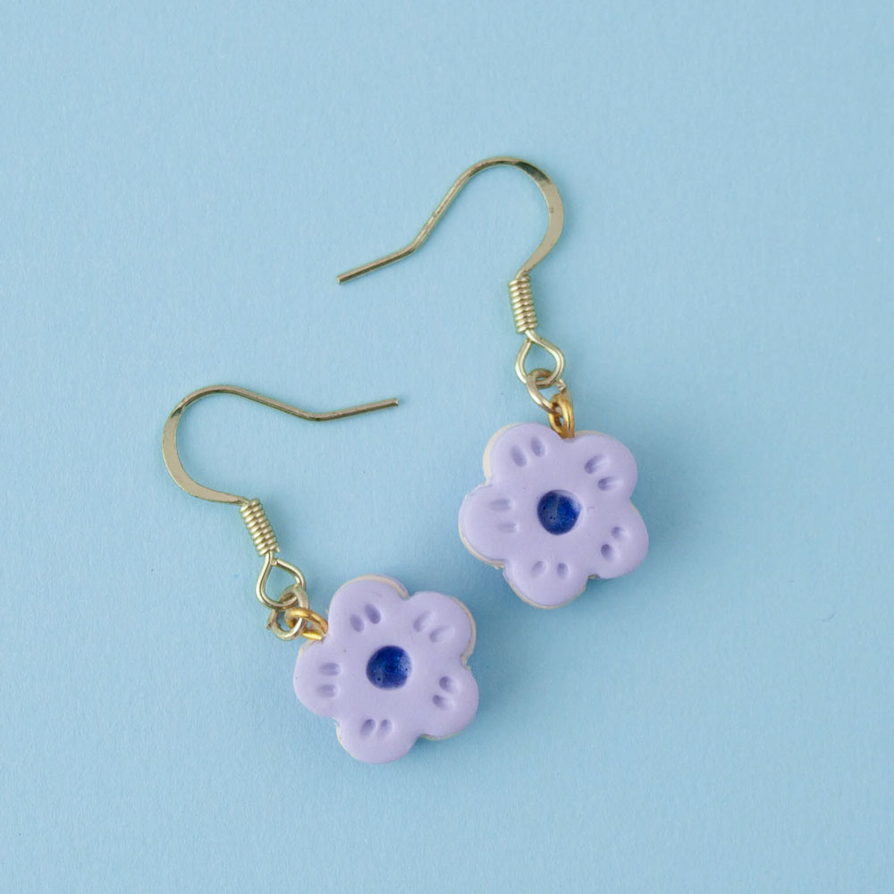 Blueberry Sandwich Cookie Dangles